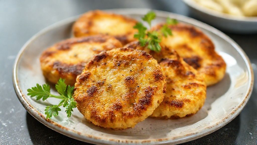 Bolinhos dourados e crocantes servidos em prato de cerâmica, prontos para acompanhar o café