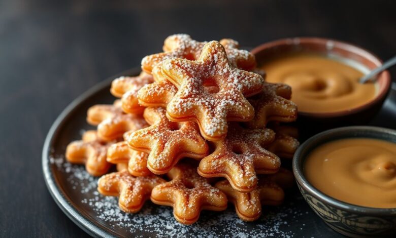Churros Caseiro Sequinho: Receita Profissional E Crocante 31 Churros dourados e crocantes polvilhados com açúcar e canela