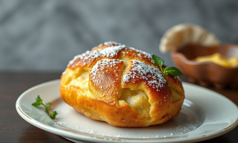 Pão cuca de padaria: 5 segredos para ficar perfeito 16 Pães cuca dourados, fofinhos e bem crescidos, com farofa crocante por cima, aparência de padaria artesanal