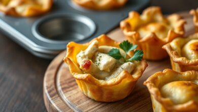 Cestinhas De Massa De Pastel: Crocantes Em 30 Minutos 44 Cestinhas douradas e crocantes, assadas em forminhas de cupcake, prontas para rechear, com visual elegante e apetitoso.