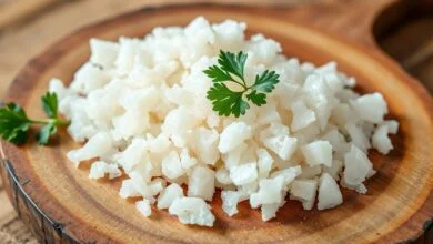 Dessalga De Bacalhau Rápida: Técnica Fácil Em Até 60 Minutos 44 Lascas de bacalhau hidratadas e limpas prontas para o cozimento