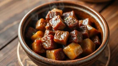 Dessalgar Charque Na Pressão: Método Rápido E Infalível 43 Cubos de charque cozidos e suculentos prontos para o consumo